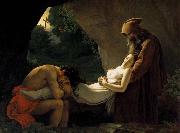 Girodet-Trioson, Anne-Louis The Entombment of Atala France oil painting artist